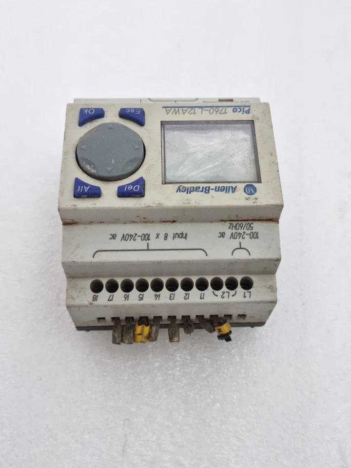 ALLEN BRADLEY 1760-L12AWA PICO CONTROLLER FOR PARTS (MADE IN GERMANY) 1760L12AWA